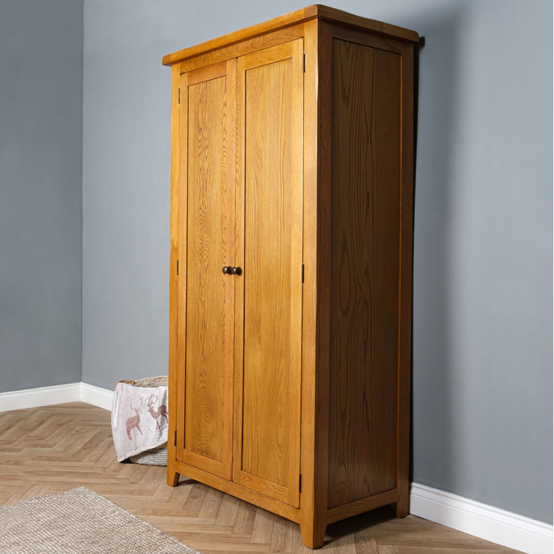 Clyne 2 Door Wardrobe, Brown