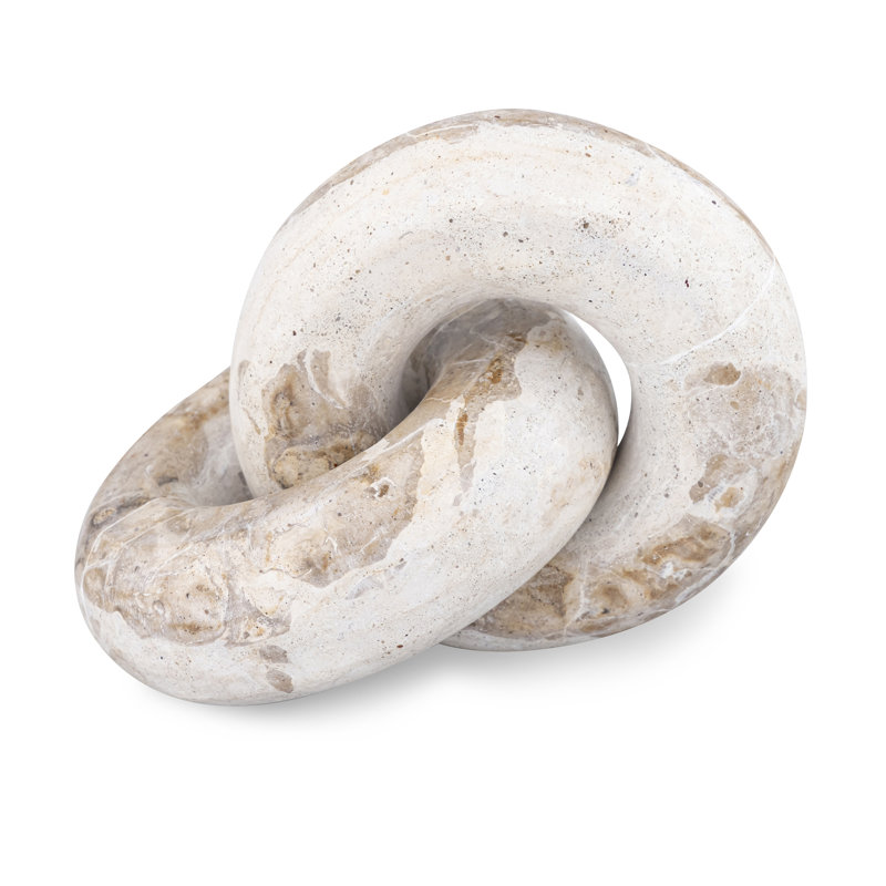 Objets décoratifs en marbre, Beige