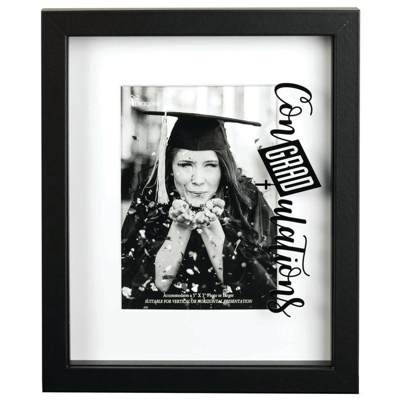 Black Picture Frame with Mat