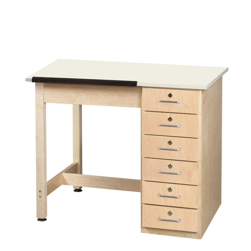 Adjustable Drafting Table, One Piece