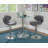 Aishvi 2 - Person Pedestal Dining Set-828522160-828522061