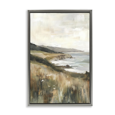 Cadre flottant paysage côtier Northern Coast, design par Petal Prints Design