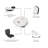 Courant 8'' Non Stick Electric Grill with Lid