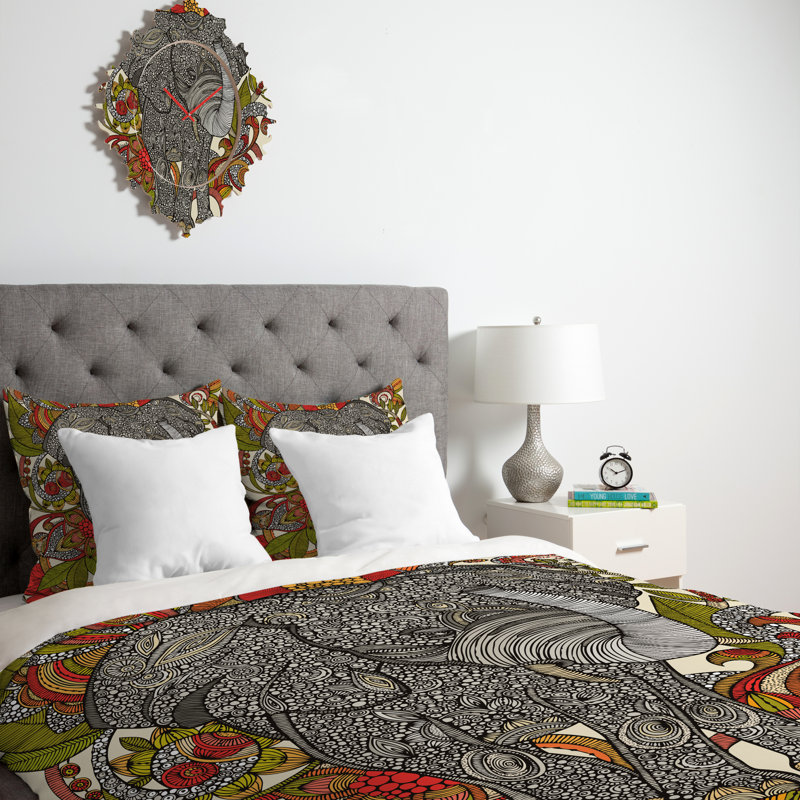 Valentina Ramos Polyester Duvet Cover, Twin/Twin XL Duvet Cover + 1 Standard Sham, polyester