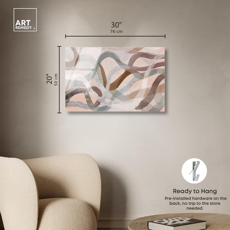 «Desert Trails Living Room», reproduction d'art par Art Remedy, H 20 po x l 30 po