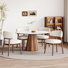 Chaise d'appoint rembourrée en bois massif