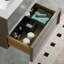 Meuble-lavabo mural de style Mid-Century flottant 24 po entièrement assemblé