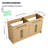 60'' Double Bathroom Vanity Base Only