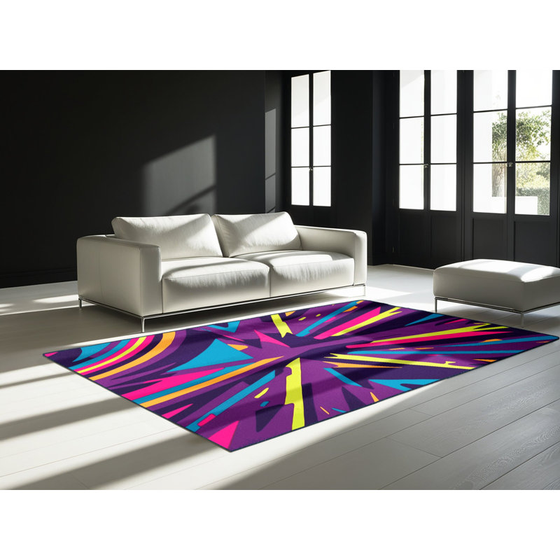 Radiant Rift Rug, Rectangle 5' x 8'