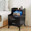 Modern Led Nightstand Set Of 2