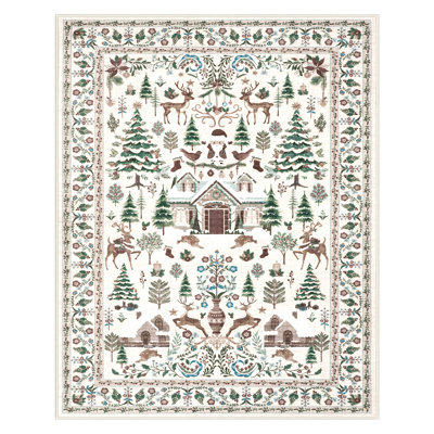 Tapis de Noël antidérapant de Noël