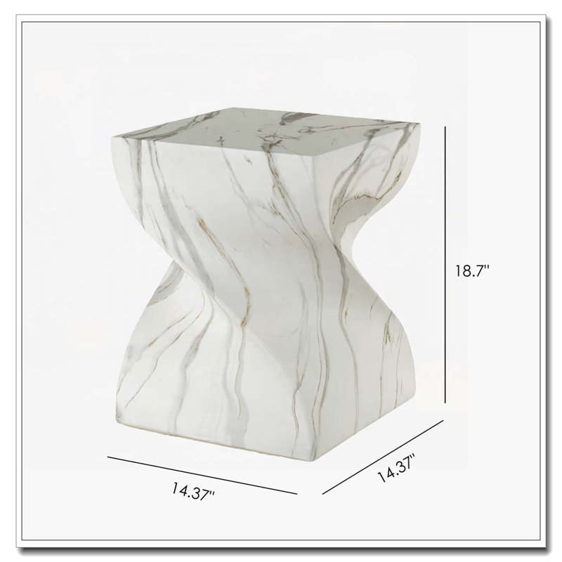 Outdoor Patio Accent Table Side