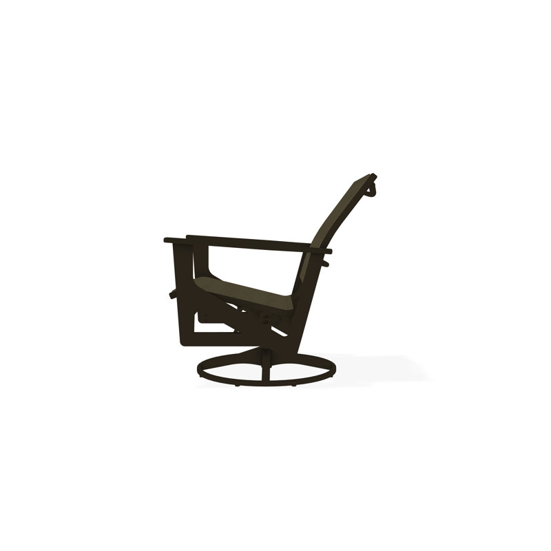 Wexler Outdoor Swivel Lounge Chair, Elevation Stone, Beachwood