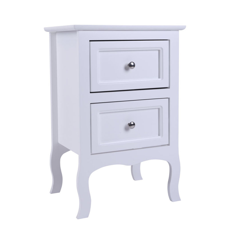 Kanosh 2 - Drawer End Table, White