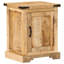 40cm W Solid + Manufactured Wood Bedside Table