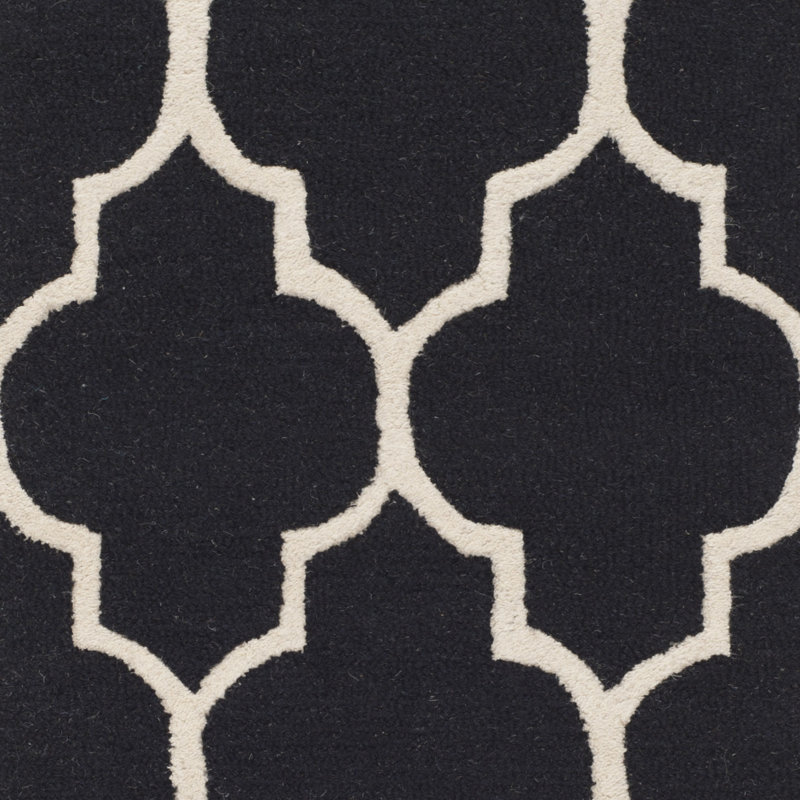 Rotteck Geometric Wool Hand Woven Area Rug, Rectangle 243 x 304cm