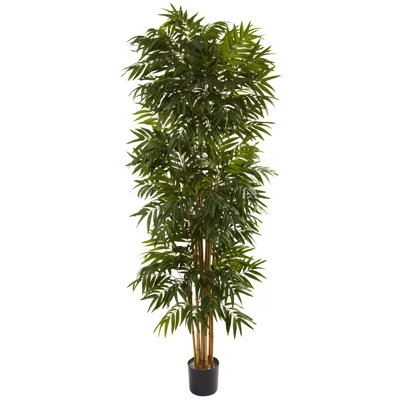 Arbre de palmier artificiel 83" dans un pot de fleurs
