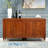 High-Quality Minimalist Solid Wood Sideboard
