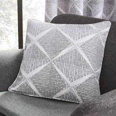 Geo Textured Diamond Filled Cushion
