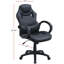 Chaise de bureau rembourrée 1pc -1693412389
