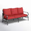 Argirios 75'' Wide Metal Outdoor Patio Sofa with Cushions-98141740