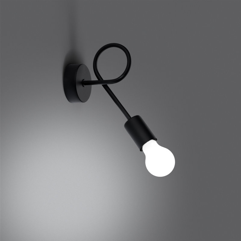 Wall lamp LEVAR black