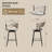 360°Swivel Bar Chairs Set Of 2, Equipped With Soft Cushioned Backrest Counter Stool-925333129