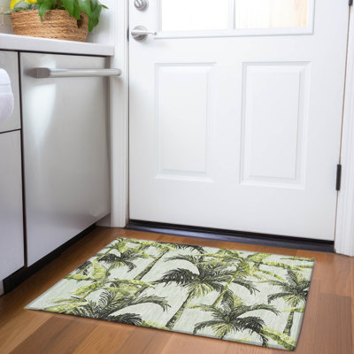 Tapis vert Cerrito AMF205 lavable à la machine de qualité supérieure