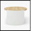 Table basse ronde, table basse de 31 po pour le salon, bureau en bois rustique à 2 niveaux avec tablette de rangement, mobilier de design moderne (couleur naturelle et blanc)