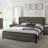 Mandy Weathered Grey Finish Panel Bed-22483330
