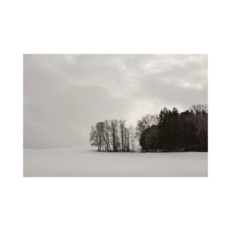 Sleepy Winter Landscape by Lena Weisbek - Wrapped Canvas Print, 30.48 cm H x 45.72 cm W