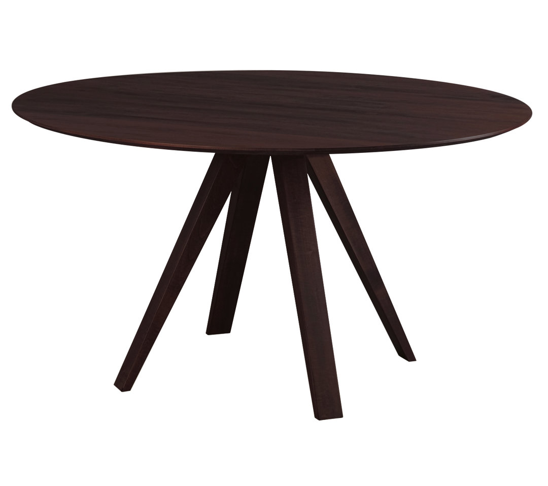 Cullinan Maple Round Solid Wood Dining Table Corrigan Studio® 