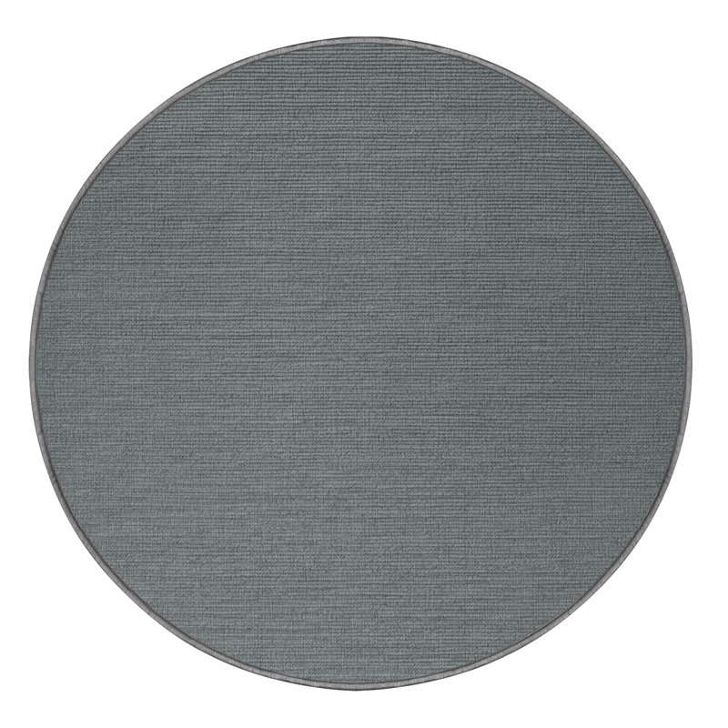 Tapis gris uni lavable à la machine