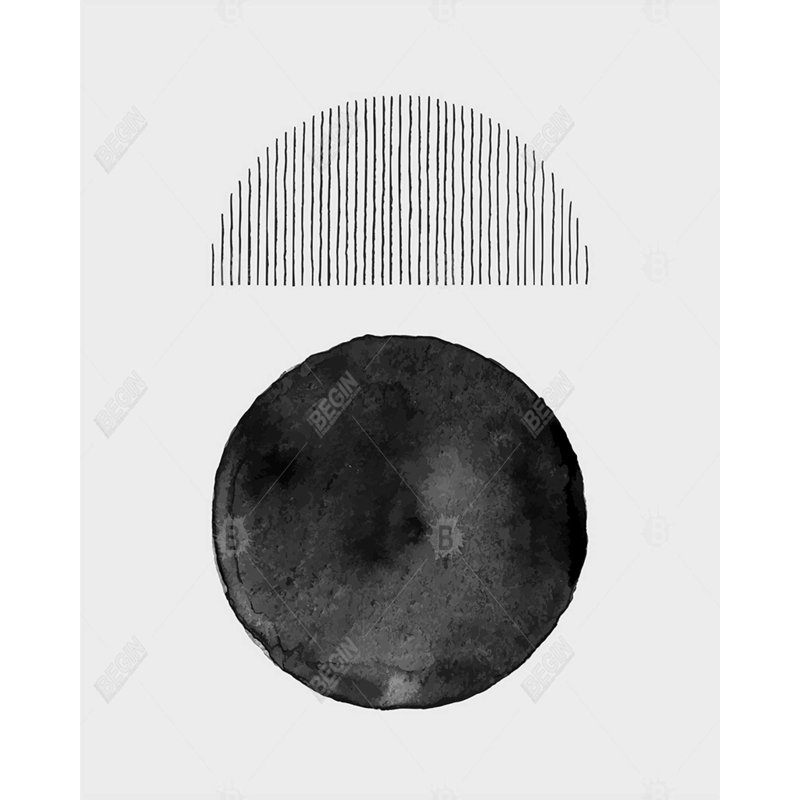 Decomposed Print On Canvas