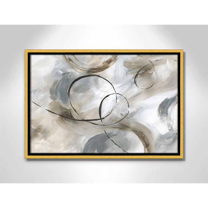 Allegro Print par Nan, H 13,5 po x l 19,5 po x P 2 po, Or