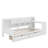 Twin Size Wooden L-Shape Daybed With Cabinets And Two Storage Drawers, Multi-Functional Bed With Study Desk And Built-In Bookshelf-114344428