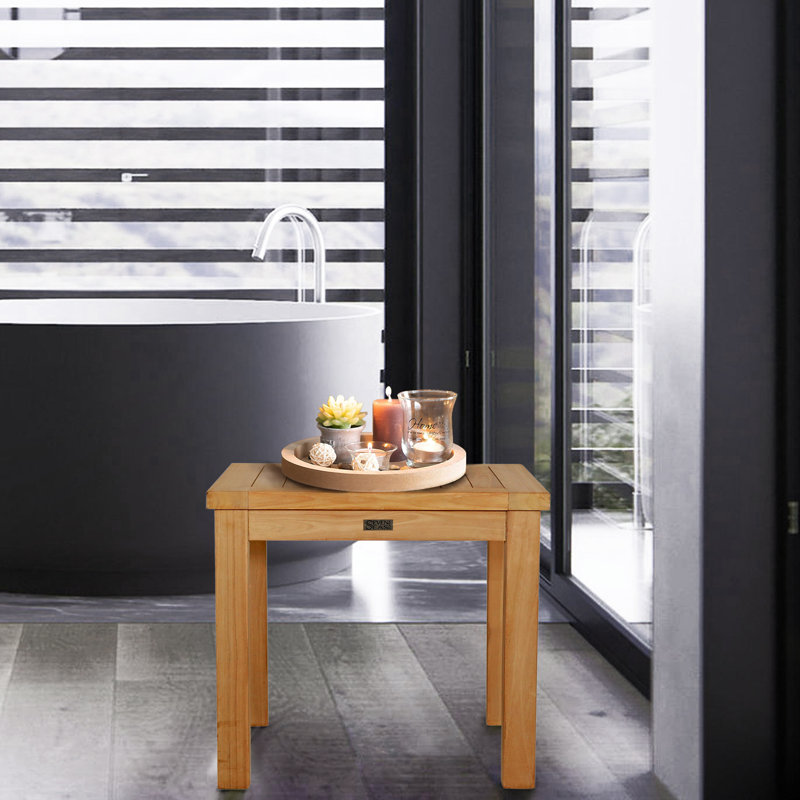 Tabouret en bois massif