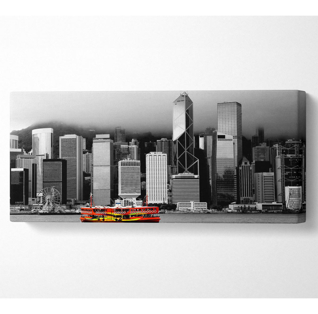 Hong Kong River Boat - Kunstdrucke auf Leinwand - Wrapped Canvas