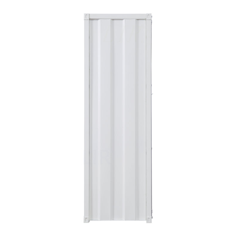 Cargo Blue Finish Wardrobe, White