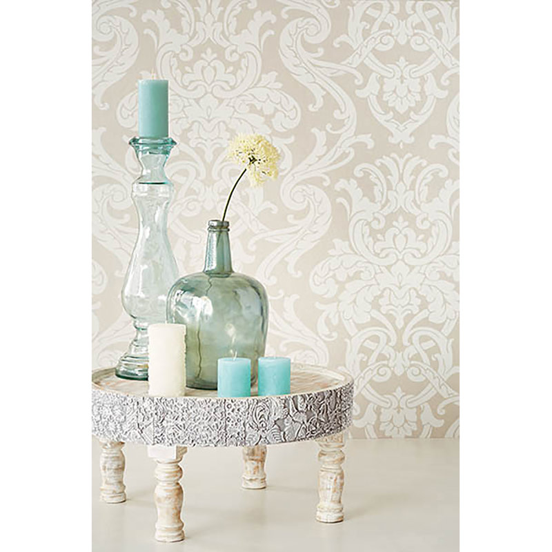 Rouleau de papier peint L 33 pi x l 20,5 po Griego, Taupe