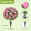 Paquet de 2 arbres topiaires artificiels