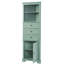 Armoire haute triangulaire avec 3 tiroirs et tablettes réglables-319031826
