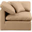 Fauteuil d'angle de salon en cuir italien Vegan-94466379