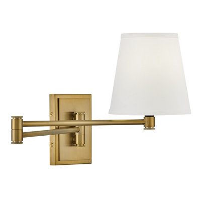 Janis Steel Plug-in Swing Arm Sconce