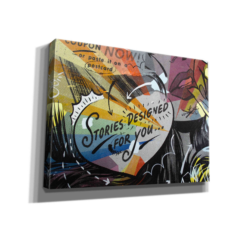 «Myrdle Coupon Stories On Canvas» par Dan Monteavaro, reproduction, H 12 po x l 16 po x P 0,75 po