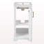 Ensemble de meuble-lavabo sur pied 16 po avec lavabo en céramique, ensemble de meuble-lavabo simple autoportant avec porte à fermeture douce et tablette réglable