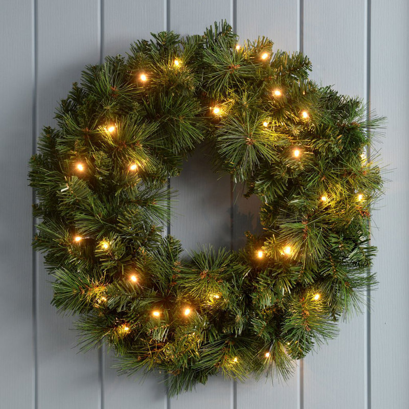 Lighted 60cm Wreath