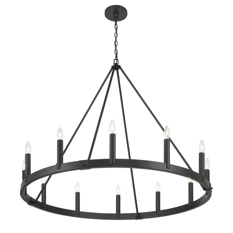 Minka Lavery Dutton - 12 Light Chandelier In Coal Finish