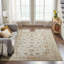 Blooma Wool Area Rug in Ivory; Beige; Rust; Navy Blue-1716466033