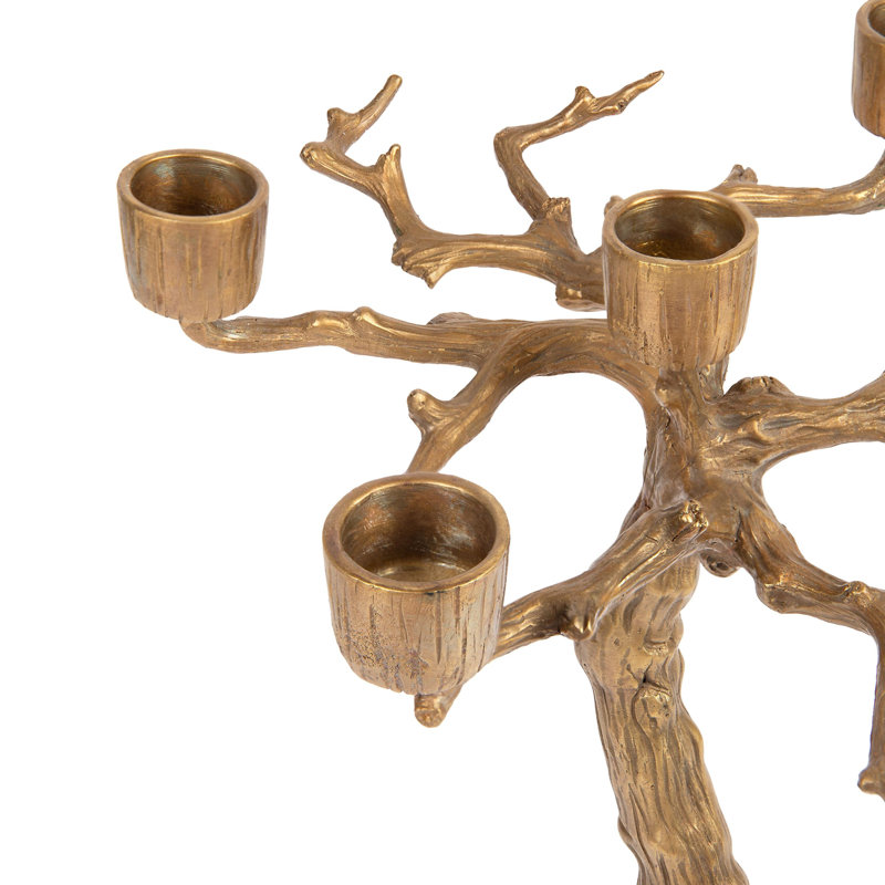 QUERCUS Candelabra - Brass